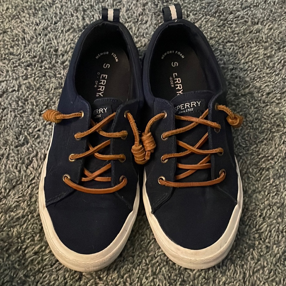Navy blue sperry